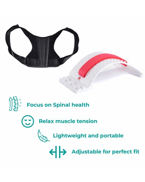 Pursonic Back Health Essentials Kit: Multi-Level Stretch & Posture Perfection.