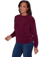 Alfred Dunner® Classics Classic Chenille Pullover Sweater thumbnail number 2