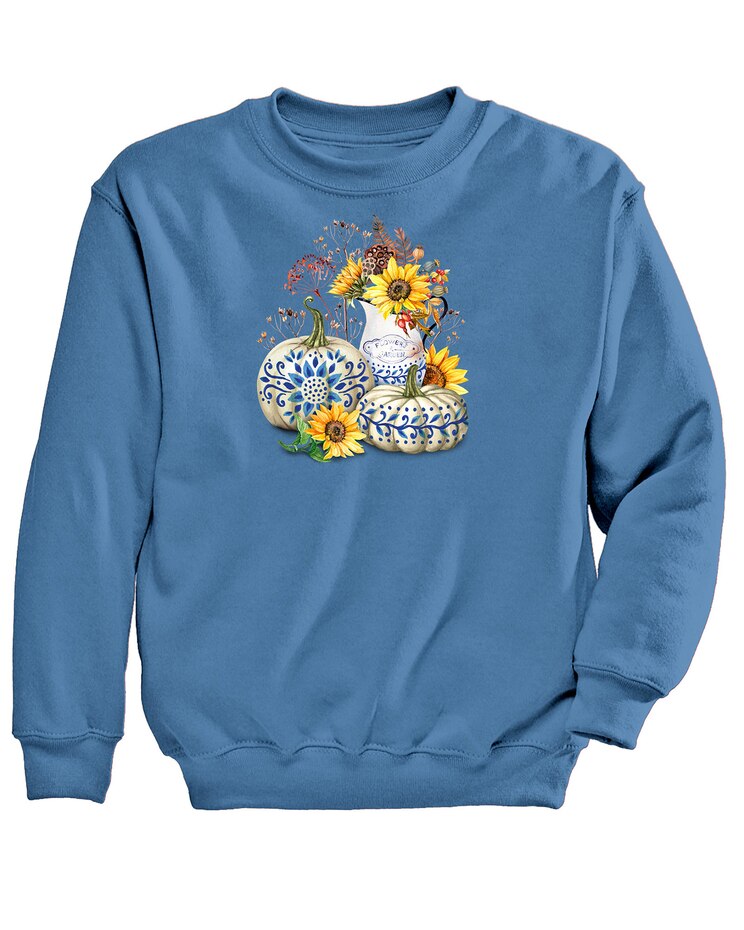 Folk Pumpkin Graphic Sweatshirt image number 1