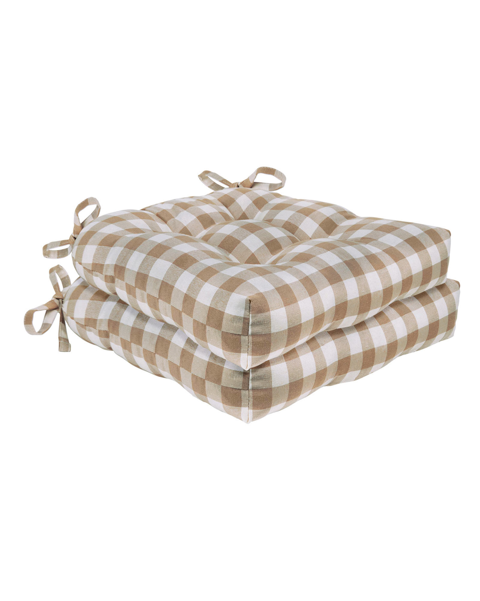 Buffalo check chair cushion clearance