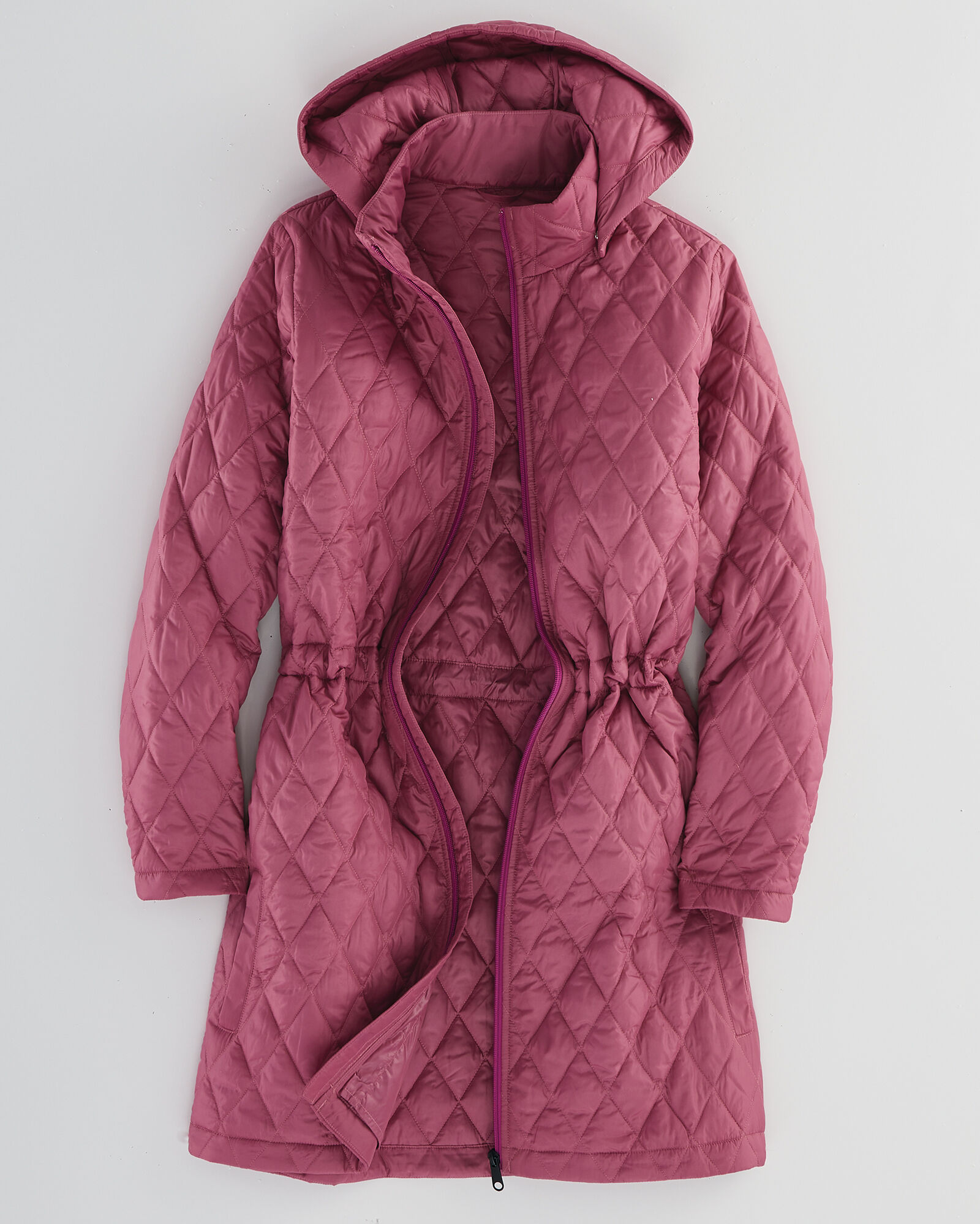 Arrow quilted hooded anorak coat deals