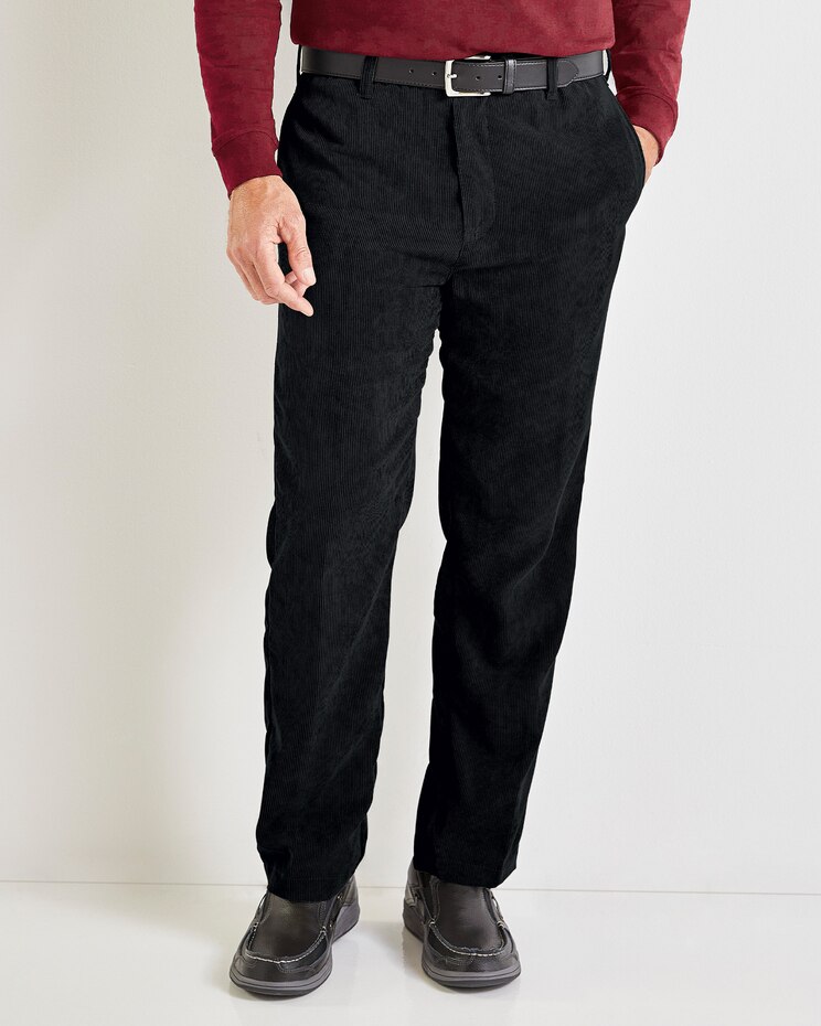 Haband Men’s Casual Joe® Stretch-Waist Corduroy Pants image number 1