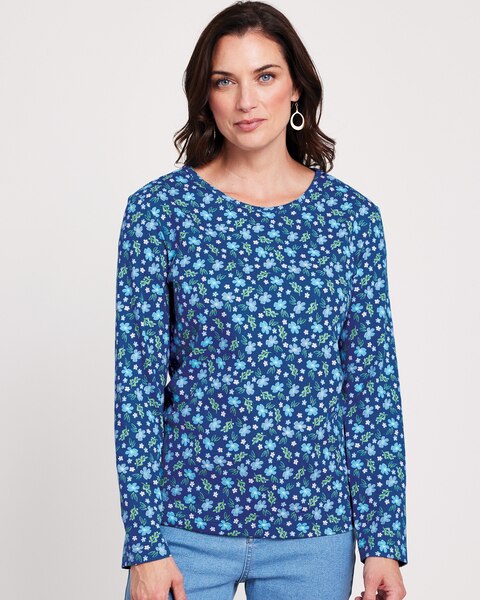 Essential Knit Long Sleeve Tee