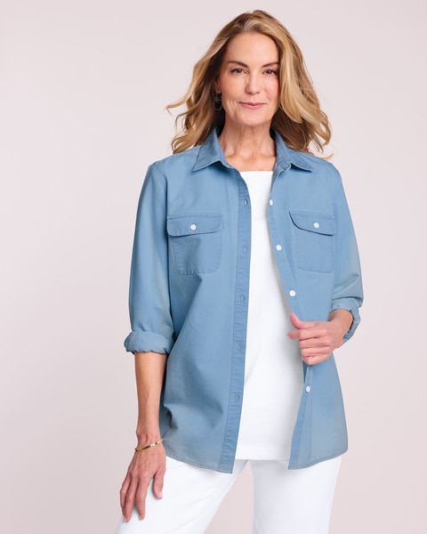 DenimLite Big Shirt