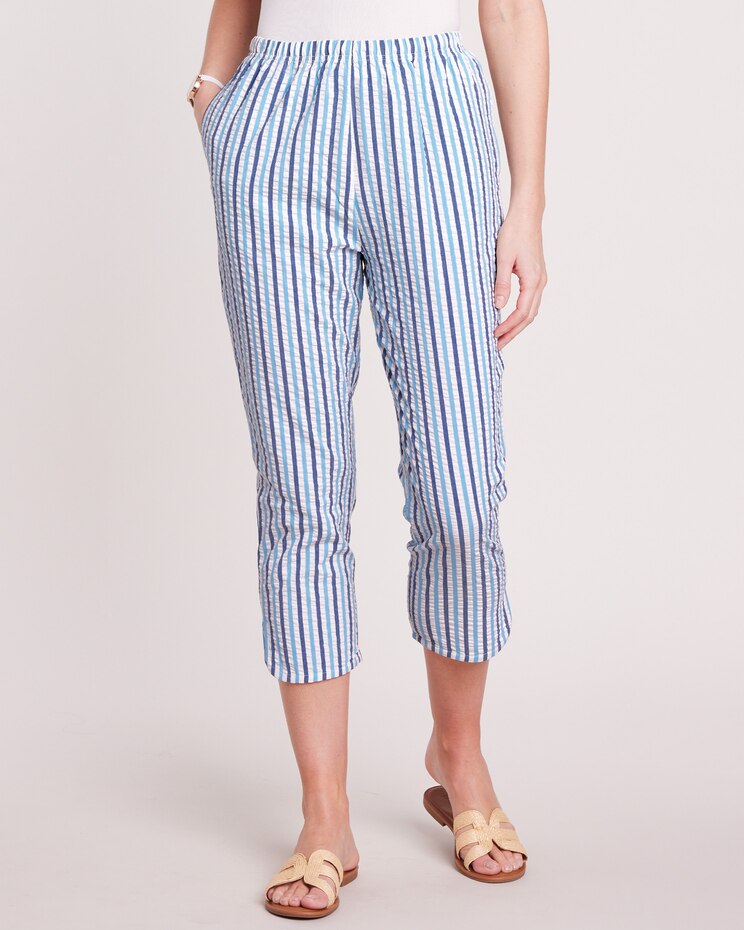 Seersucker Capris image number 1