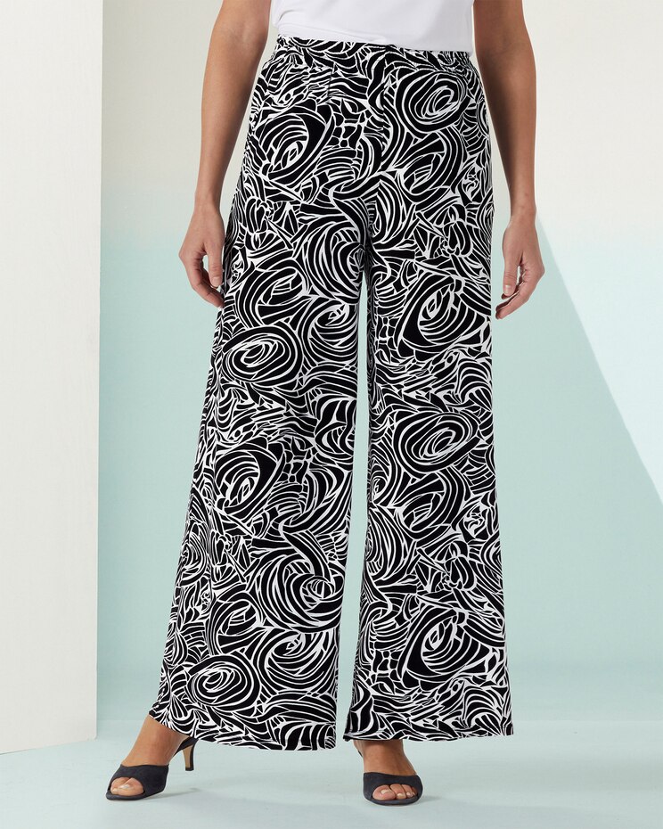 Rose Silhouette Pants image number 1