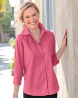 Foxcroft Perfect-Fit Three-Quarter-Sleeve Shirt thumbnail number 1