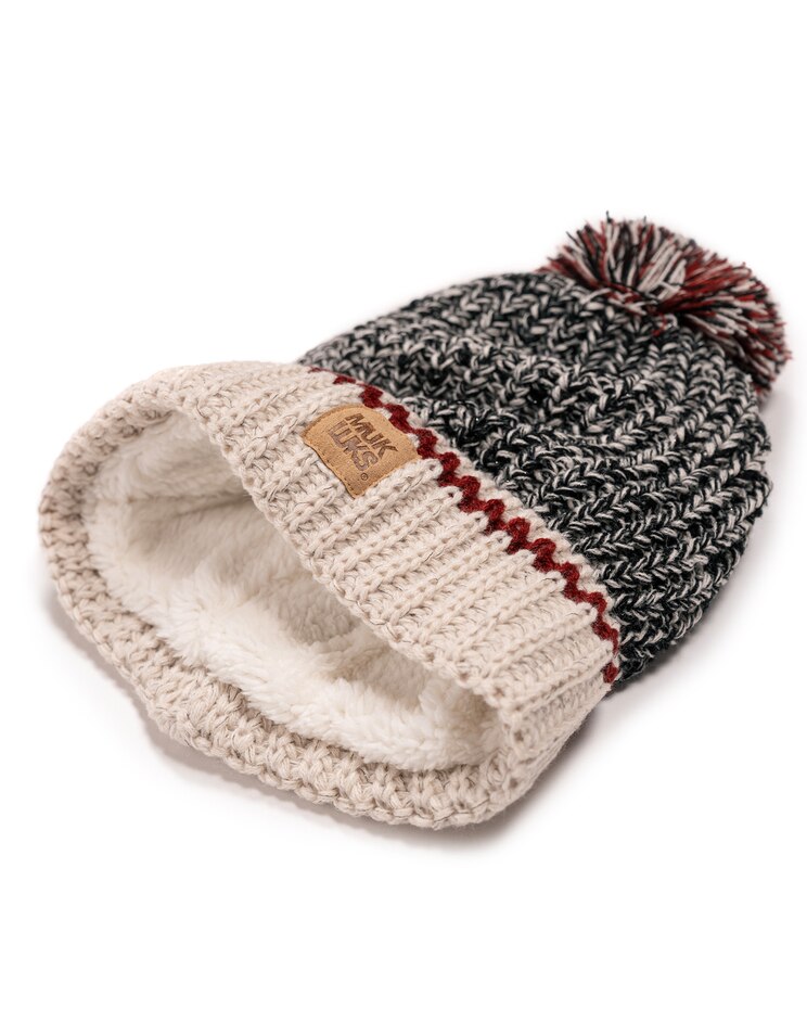 MUK LUKS® Womens Marled Chunky Stitch Hat image number 4