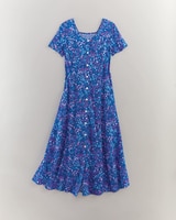 Fresh Pick Short Sleeve Challis Dress thumbnail number 1