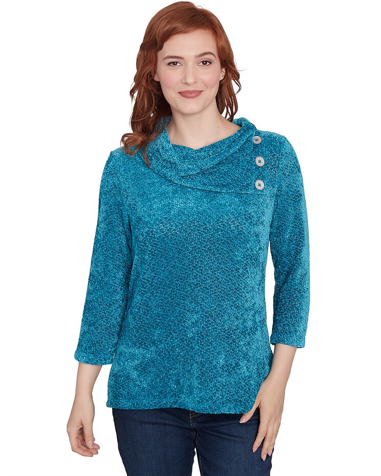 Ruby Rd® Must Haves Knit Shine Pullover image number 1
