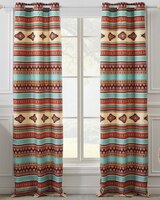 Greenland Home Fashions Red Rock Panel Pair thumbnail number 1