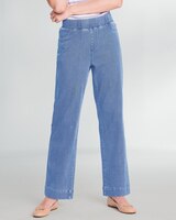 Classic Knit Denim Wide-Leg thumbnail number 1