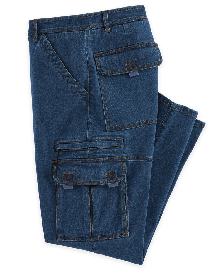 JohnBlairFlex Relaxed-Fit 7-Pocket Cargo Pants image number 1