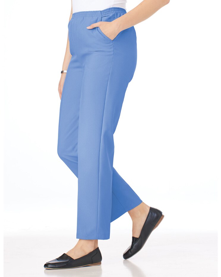 No-Iron Poplin Pants image number 3