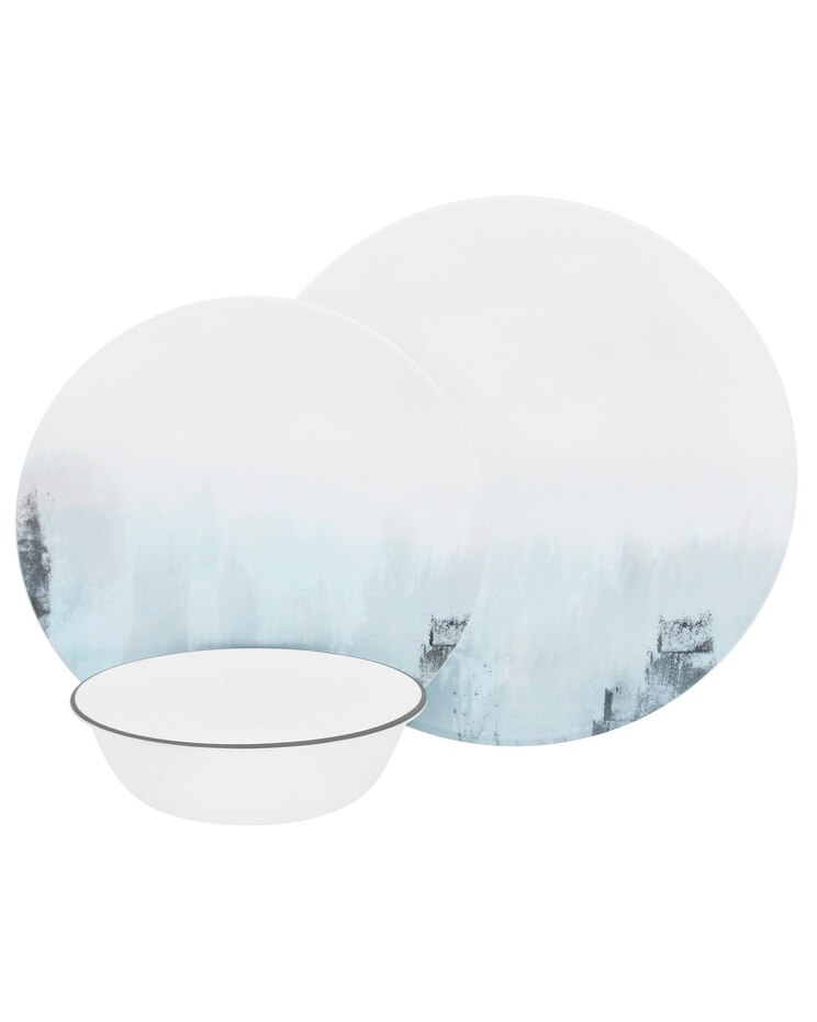 Corelle Boutique Tranquil Reflection 12pc Round Dinnerware Set image number 1