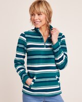 Scandia Fleece Quarter-Zip Pocket Top thumbnail number 1