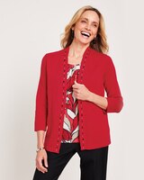 Alfred Dunner® Park Place Stained Glass Two-for-One Sweater thumbnail number 1