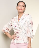 Printed Jacquard Knit Jacket thumbnail number 1