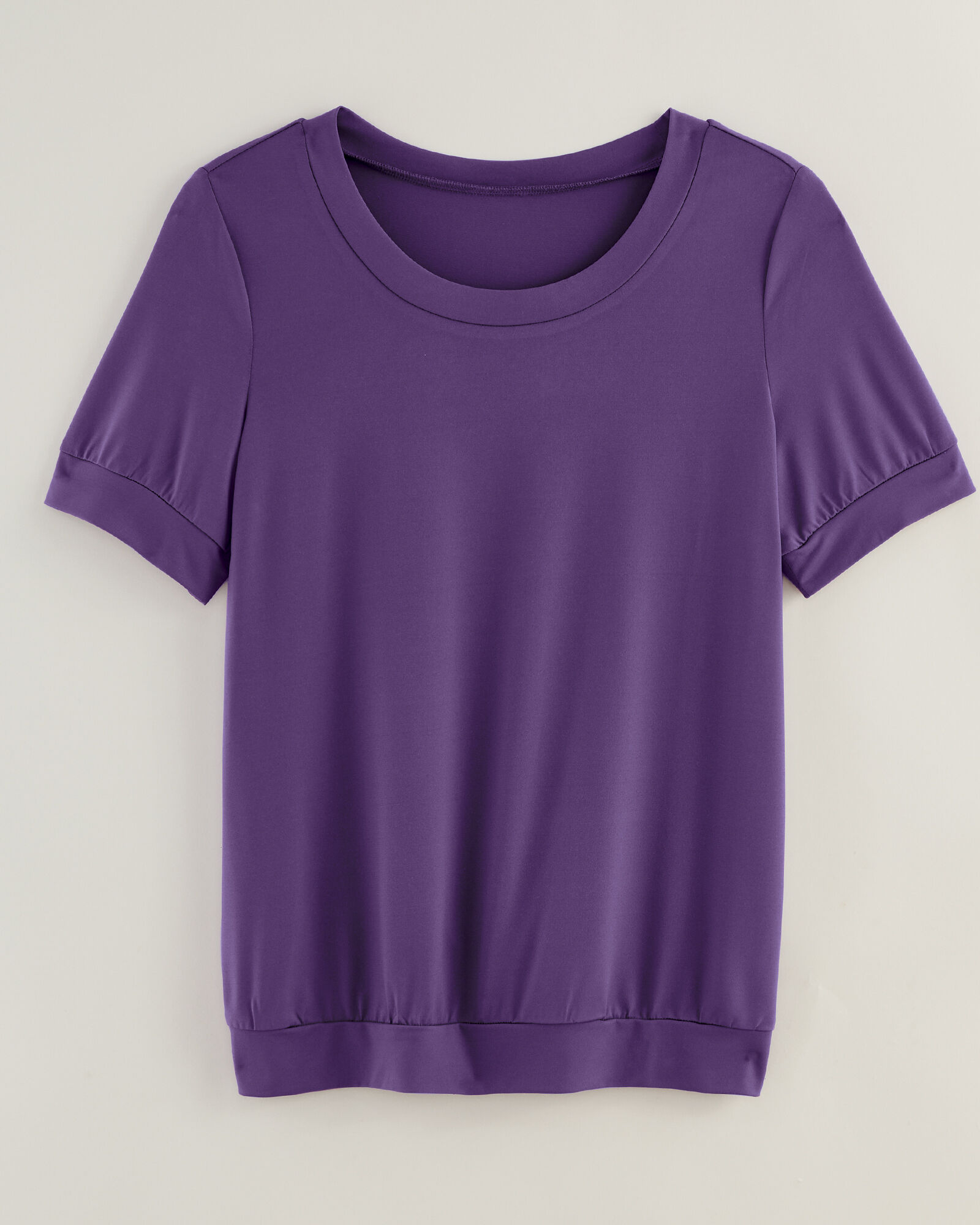 Banded bottom dressy tops cheap