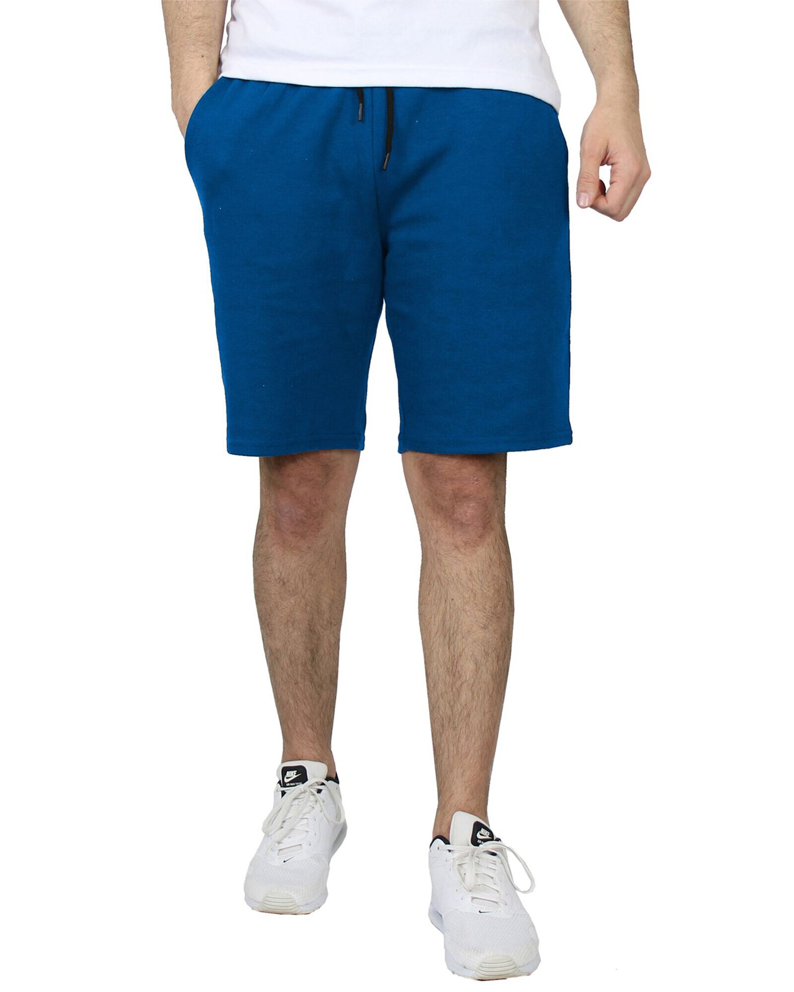 Slim fit fleece shorts clearance