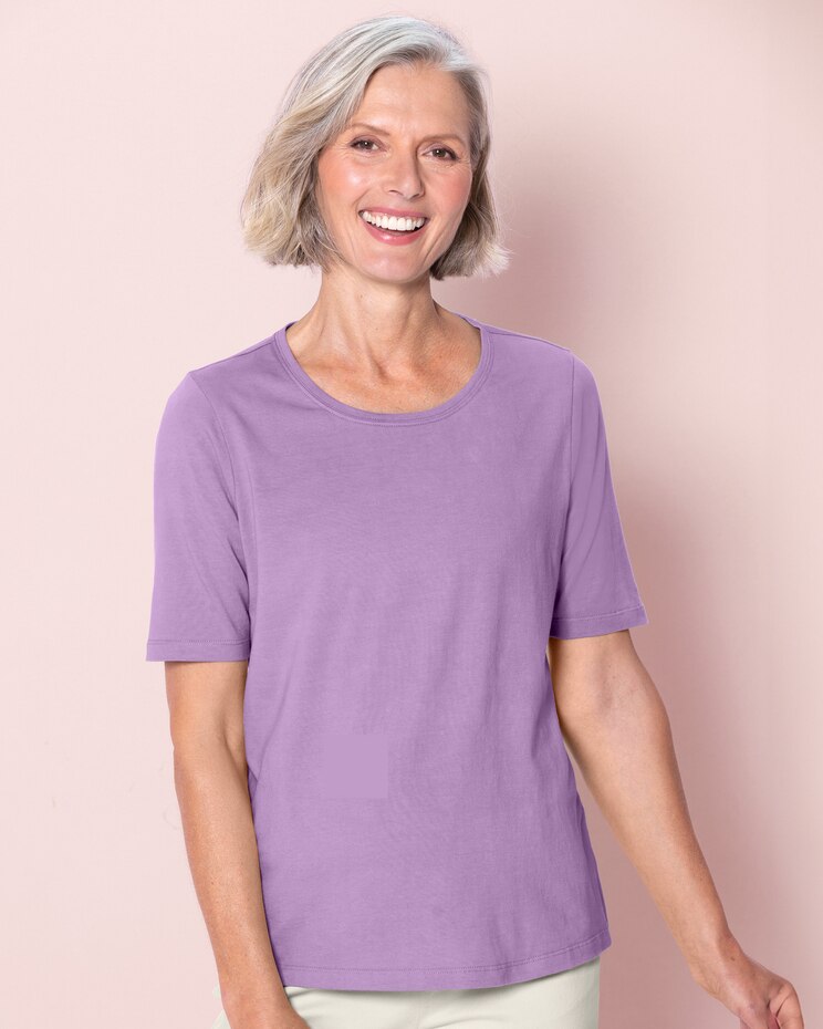 Prima™ Cotton Ultimate Elbow-Sleeve Tee image number 1