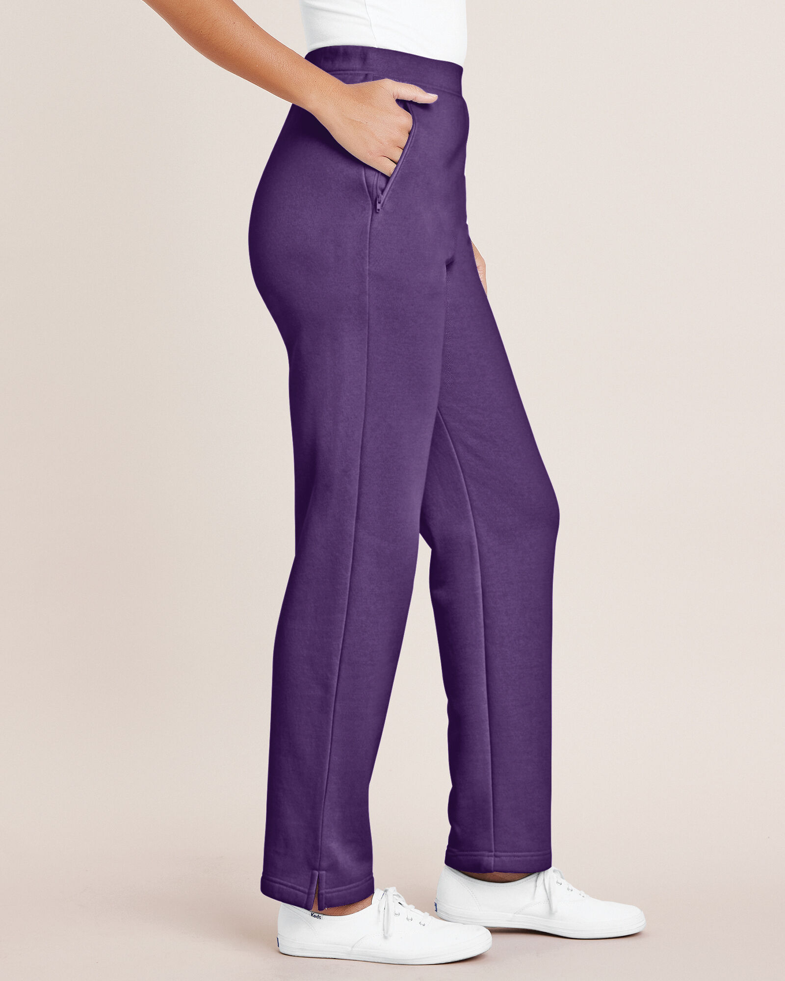Womens fleece pants with pockets online