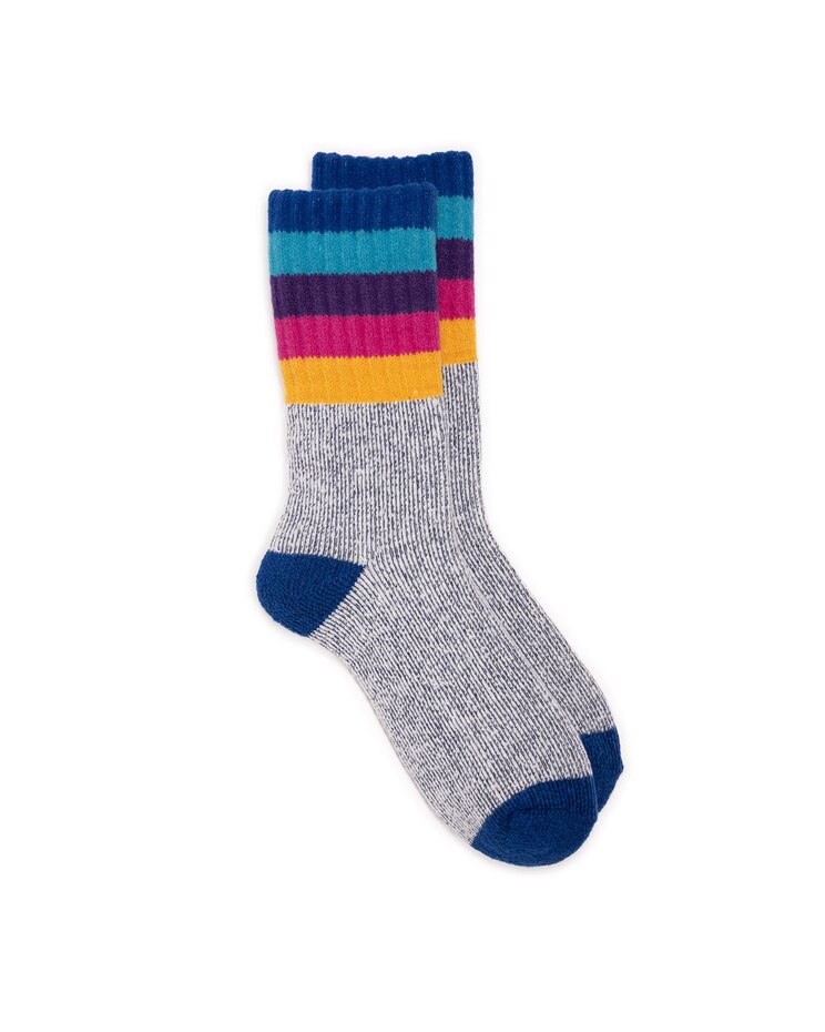 MUK LUKS® Women's Camp Sock W/Grippers Socks image number 1