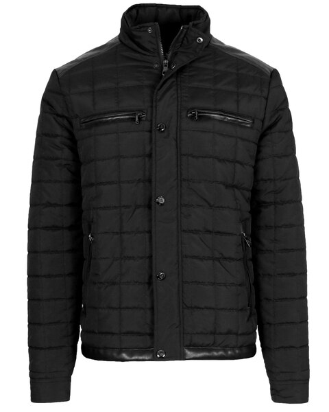 Spire By Galaxy Lightweight Quilted Jacket with Synthetic Trim Design