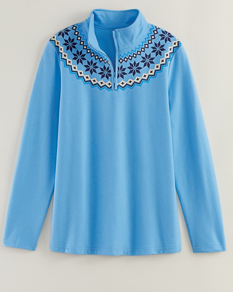 Better than Basic Everyday Quarter Zip Top image number 1