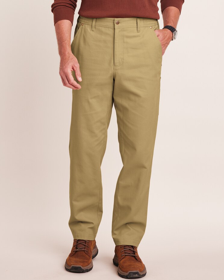 JohnBlairFlex Relaxed-Fit Canvas Carpenter Pants image number 1