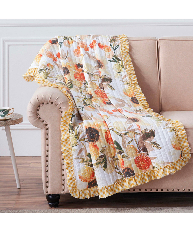 Greenland Home Fashions Somerset Throw Blanket image number 1