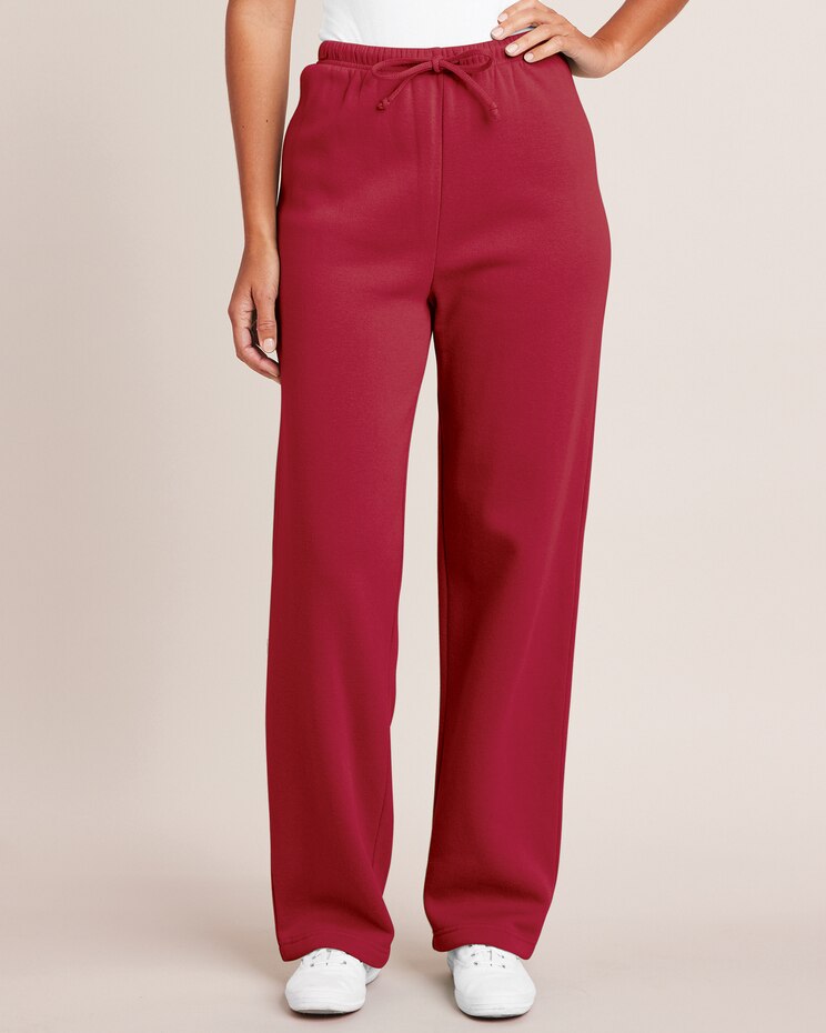 Better-Than-Basic Drawstring Waist Fleece Pants image number 1