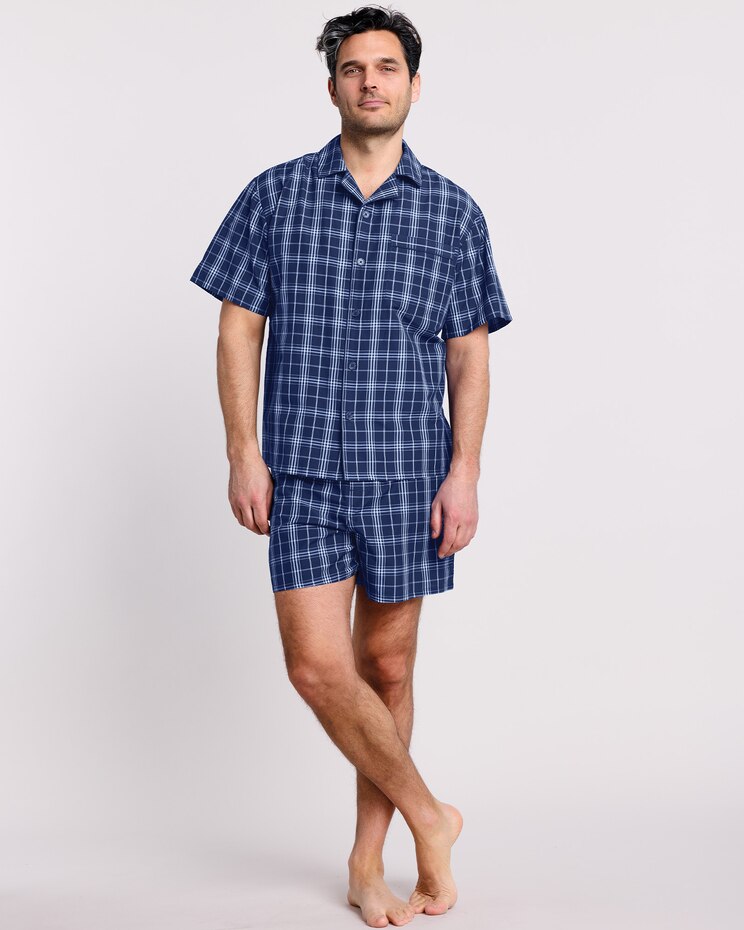 John Blair Broadcloth Sleep Shorts Set image number 1