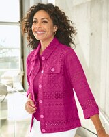 Forever Eyelet Jacket thumbnail number 1