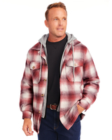 Hooded Flannel Jacket thumbnail number 1