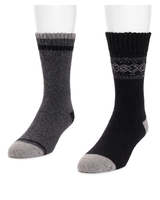MUK LUKS® Wool Blend Boot Socks - 2PK thumbnail number 3