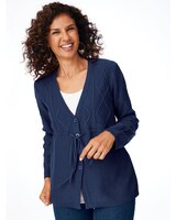 Cable Cardigan Sweater thumbnail number 1