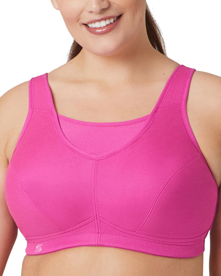 Glamorise Full Figure Plus Size No-Bounce Camisole Sports Bra Wirefree image number 1