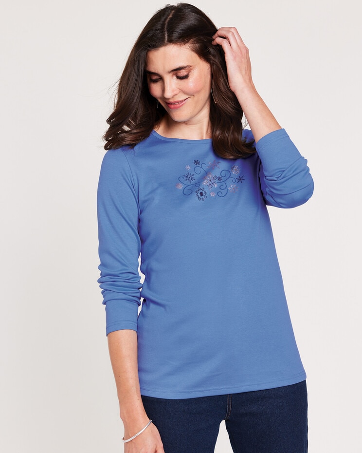 Holiday Embellished Tee | Blair