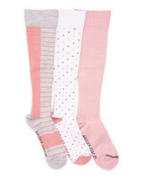 MUK LUKS® Women's 3 Pack Cotton Compression Knee-High Socks thumbnail number 1