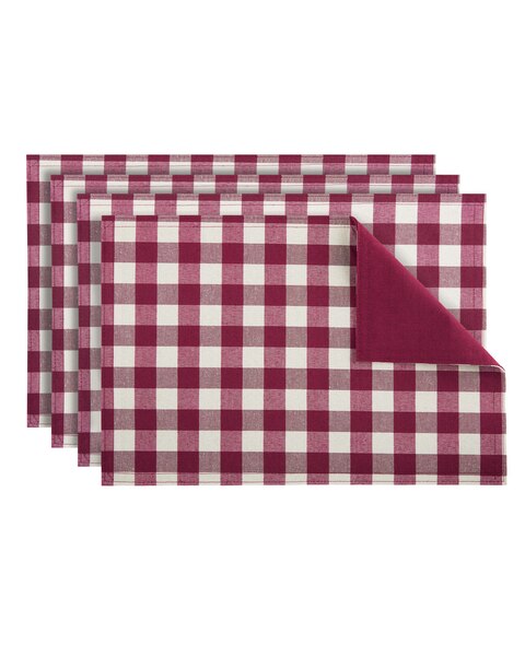 Buffalo Check (Set of 4) Reversible Placemat
