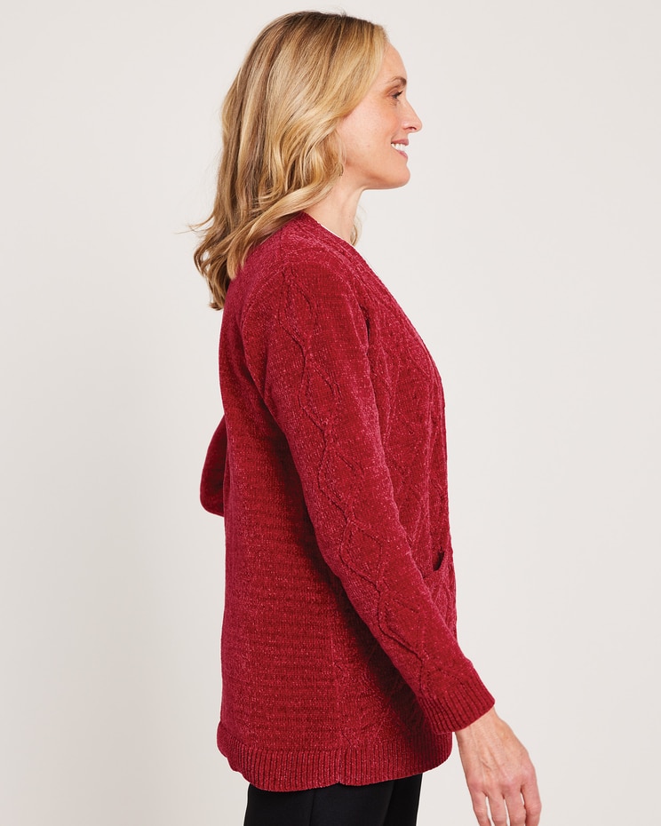 Alfred Dunner® Long Open Cardigan Sweater image number 2