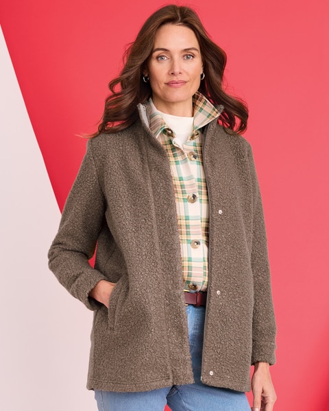 Boucle Fleece Jacket