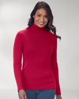 Ribbed Cotton Turtleneck Sweater thumbnail number 1