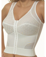 Wireless Front Closure Back Support Longline Bra thumbnail number 1