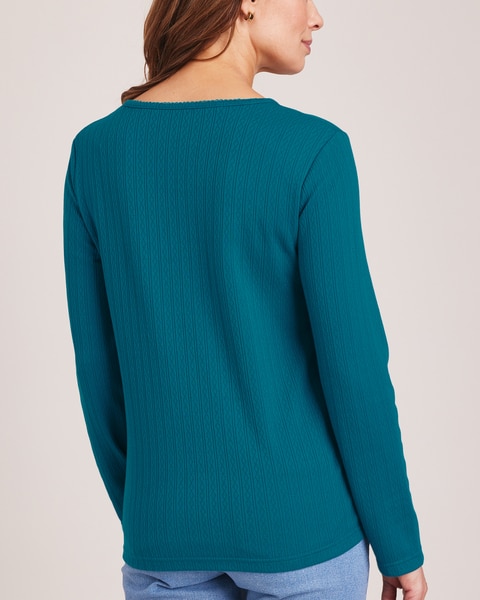 Sweetheart Pointelle Top