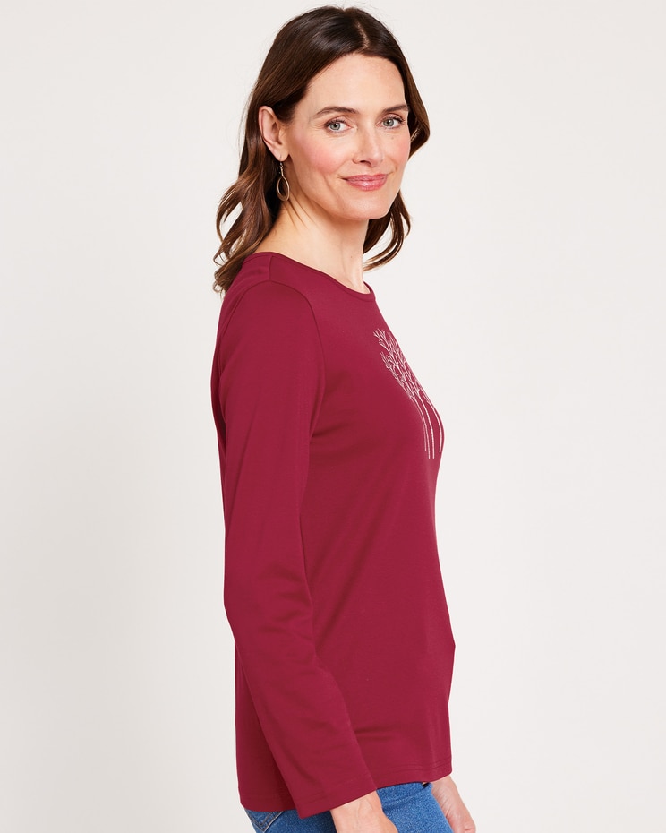 Holiday Embellished Tee image number 3
