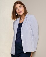 Seersucker Stripe Blazer thumbnail number 1