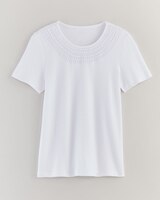 Essential Knit Crochet Trim Top thumbnail number 1