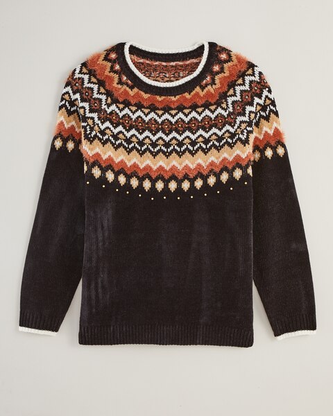 Alfred Dunner® Park Place Fair Isle Sweater